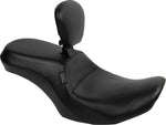 LE Pera Outcast 2-Up Seat With Backrest For Harley Davidson FLHX 1750 ABS 2023 Plain - Black