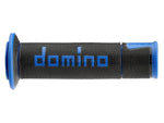 Domino A450 Road/Race Grips - Black/Blue