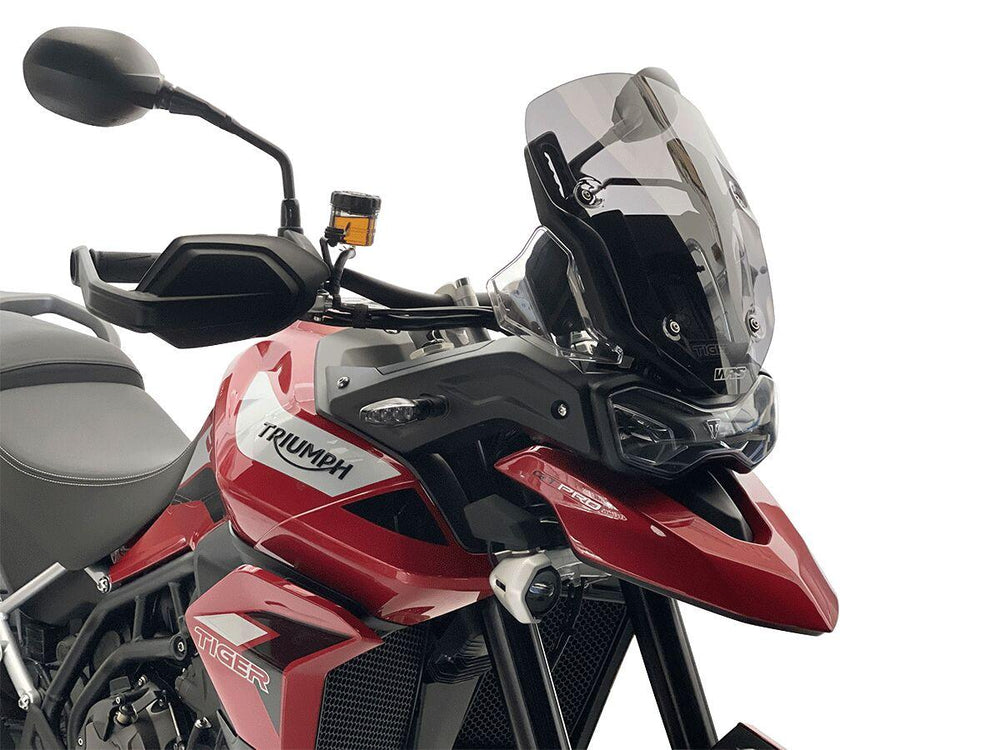 WRS Windscreen For Triumph Tiger 850 ABS 2022-2024 36 cm (14-1/4") - Dark Smoke
