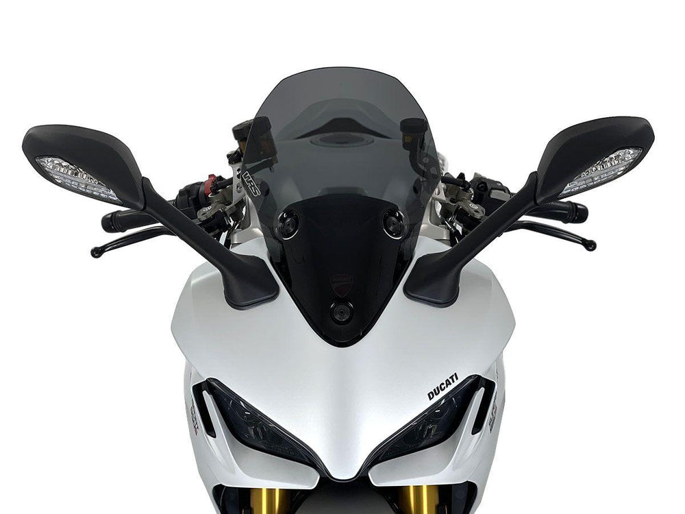 WRS Windscreen For Ducati SuperSport 939 ABS 2017-2020 37 cm (14-1/2") - Dark Smoke