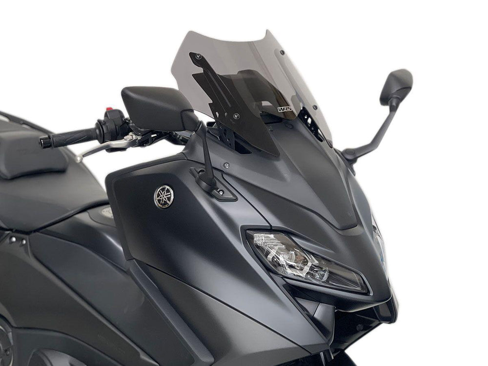 WRS Windscreen for Scooter For Yamaha XP 560 T-Max ABS 2022-2024 22.5 cm (8-7/8") - Dark Smoke