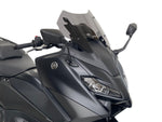 WRS Windscreen for Scooter For Yamaha XP 560 T-Max ABS 2022-2024 22.5 cm (8-7/8") - Dark Smoke