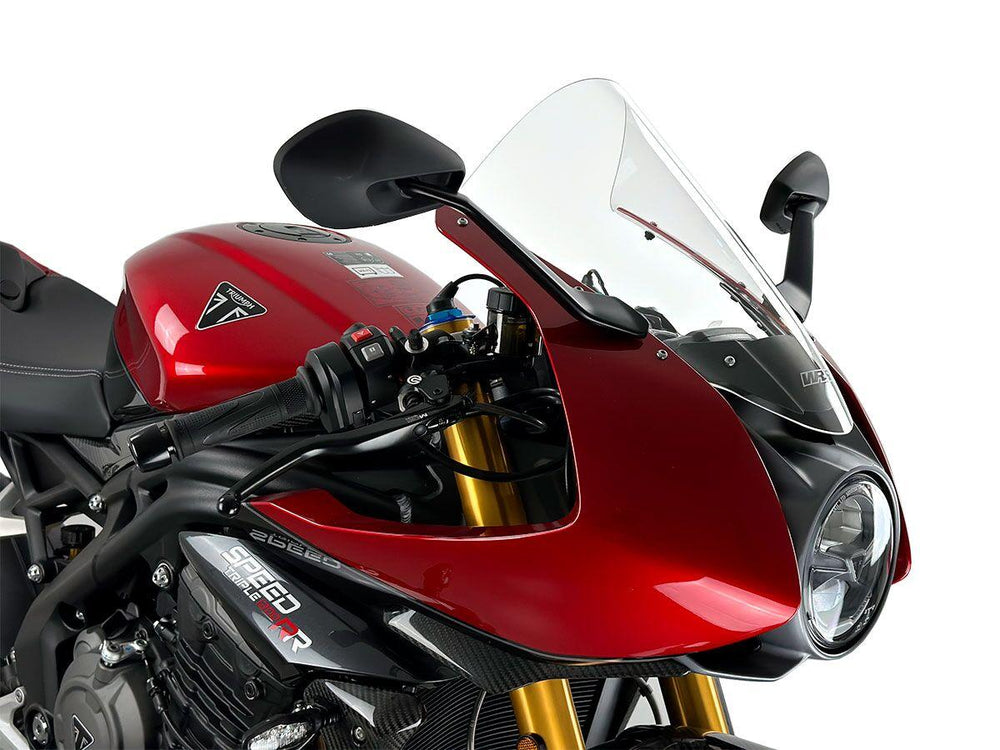 WRS Windscreen For Triumph Speed Triple 1200 RR ABS 2022-2024 39 cm (15-3/8") - Clear