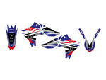 Blackbird Dream 5 Graphic Kit For Yamaha YZF450 2010-2013 - Black/Blue/Red/Silver