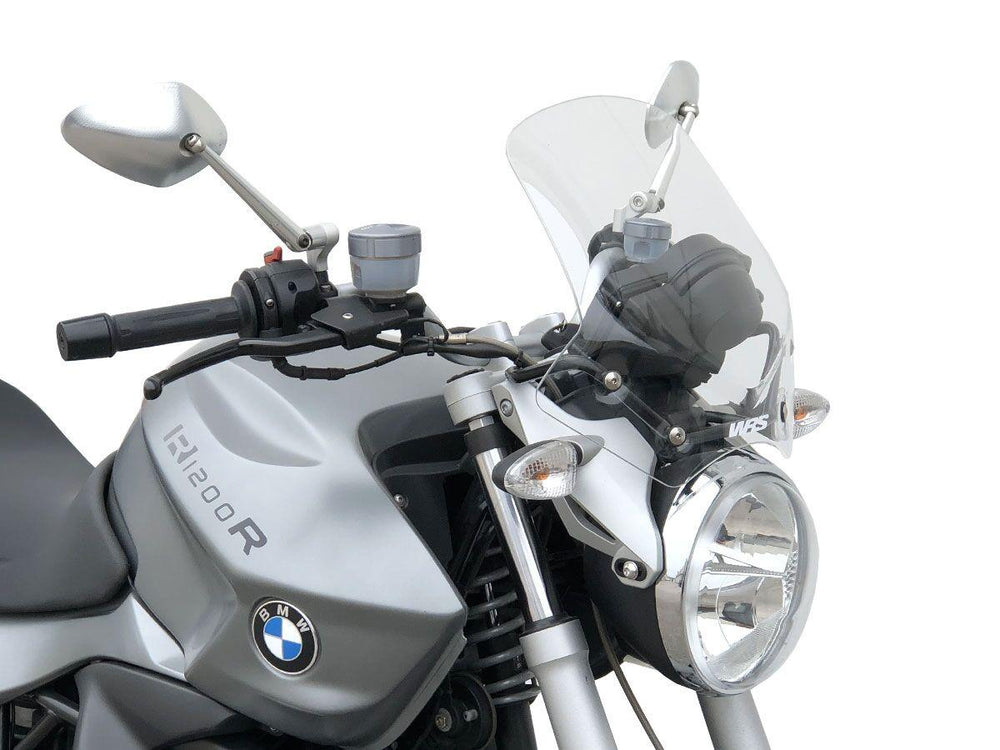 WRS Windscreen For BMW R 1200 R 2006-2014 34 cm (13-3/8") - Clear