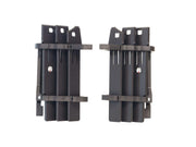 AXP HDPE Radiator Braces For Sherco SE 125 2025-2026 - Black