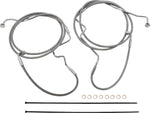 Magnum Shielding XR Handlebar Cable Install Kit For Harley Davidson FLTRK 1868 2021-2024 30.5 - 35.5cm (12" - 14") - Chrome Clear-Coated
