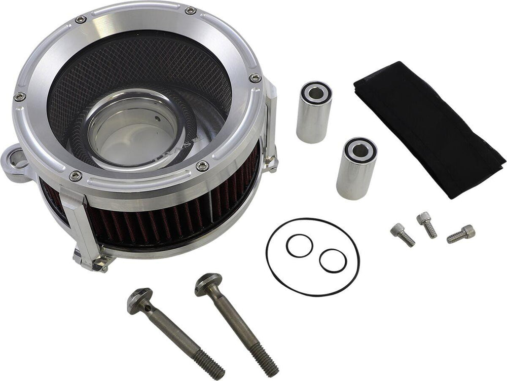 Trask Assault Charge High-Flow Air Cleaner For Harley Davidson FLD 1690 2012-2013 - Raw