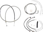 Magnum Shielding XR Handlebar Cable Install Kit For Harley Davidson FLTRK 1868 2021-2024 38 - 43cm (15" - 17") - Chrome Clear-Coated