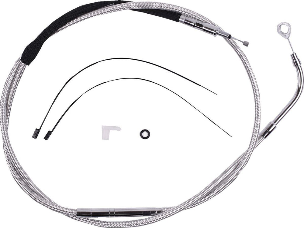 Magnum Shielding High-Efficiency  Stainless Clutch Cable For Harley Davidson FLH 1868 2021 172 cm (67-3 4") - Polished
