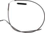 Barnett Stainless Steel Clutch Cable For Harley Davidson FLHXSE 1977 2023-2024 +20.3 cm (8") - Silver