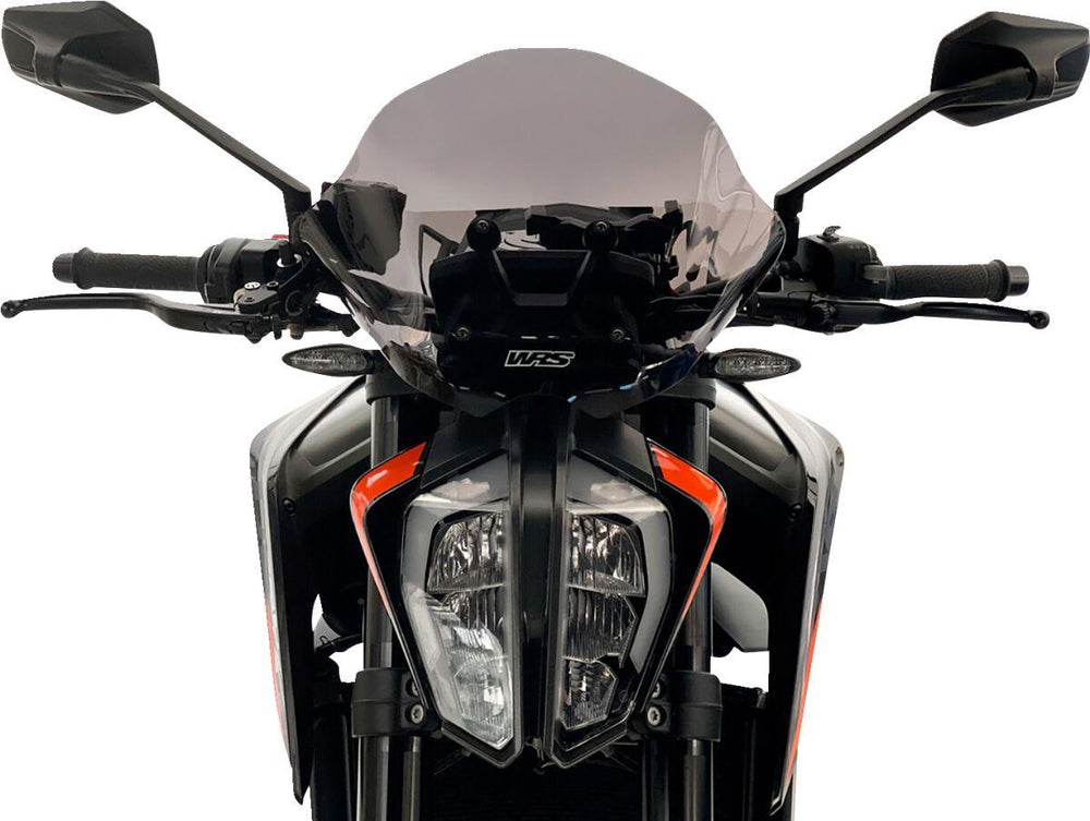 WRS Windscreen For KTM Duke 790 ABS 2020-2024 28.5 cm (11-1/4") - Dark Smoke