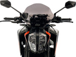 WRS Windscreen For KTM Duke 790 ABS 2020-2024 28.5 cm (11-1/4") - Dark Smoke