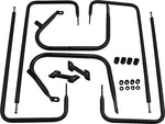 Drag Specialties Saddlebag Guard Side Rail Kits For Harley Davidson FLHR 1340 1997-1998 - Black