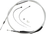 Magnum Shielding Sterling Chromite II Designer Handlebar Cable Install Kit For Harley Davidson FLHR 1750 2021-2022 30.5 - 35.5cm (12" - 14") - Chrome Clear-Coated