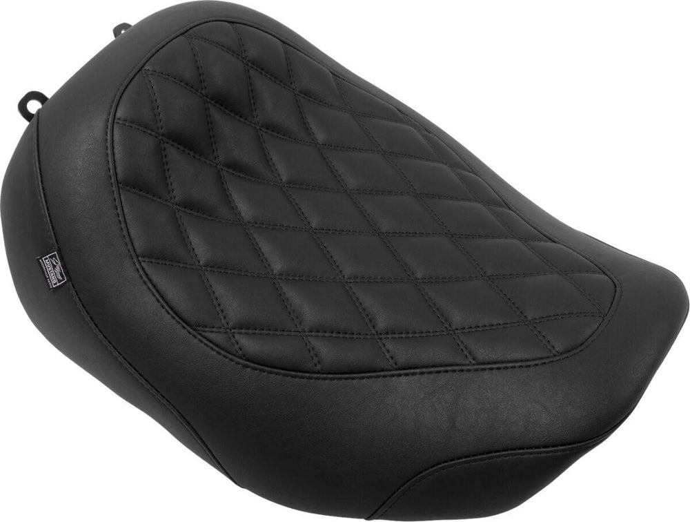 Mustang Wide Tripper Solo Seat For Harley Davidson FLHX 1923 2024-2026 - Black