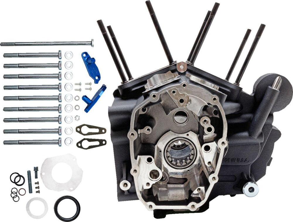 S&S Cycle MK-Series Engine Case For Harley Davidson FLH 1868 2021 - Black