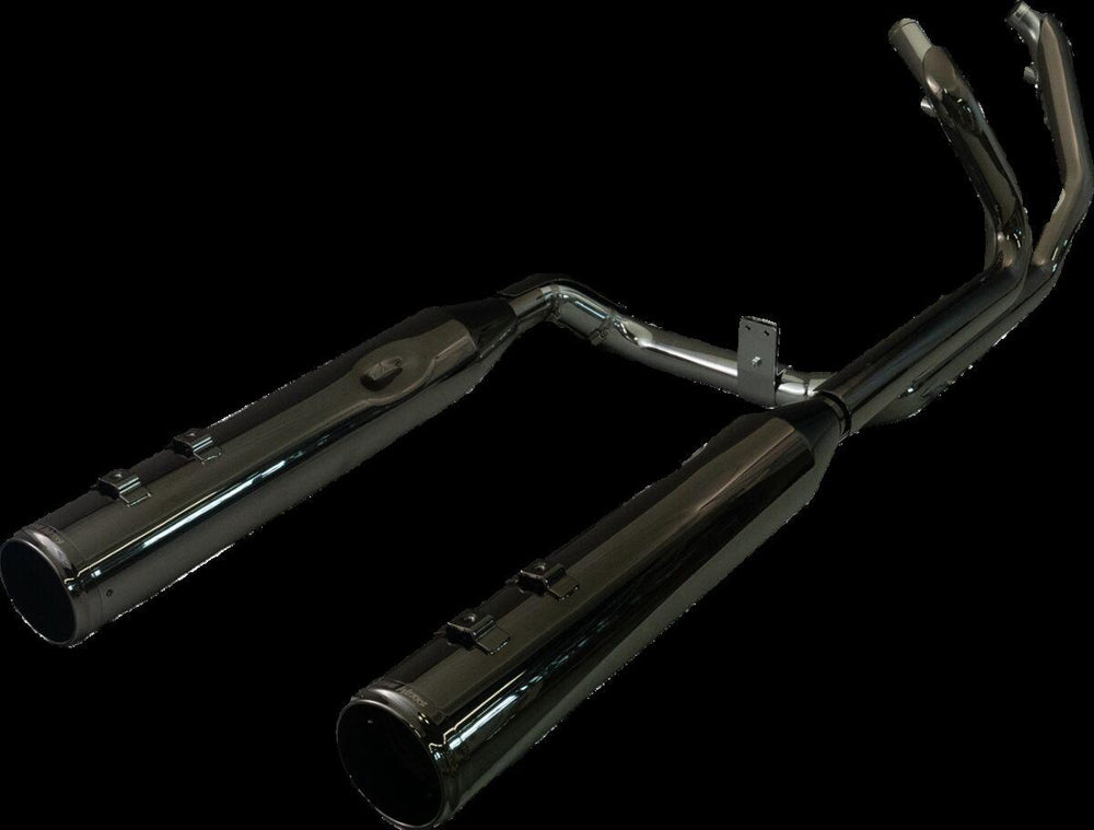 Khrome Werks 2-into-2 Dominator Exhaust System For Harley Davidson FLHR 1450 2000 - Eclipse