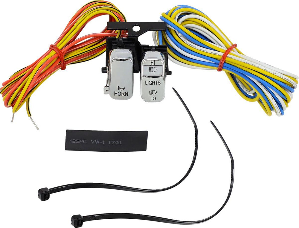 Drag Specialties Handlebar Switch For Harley Davidson FLD 1690 2012-2013 Left Upper - Chrome