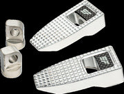Slyfox Speed Foot Pegs For Harley Davidson E 1000 1936-1952 - Silver