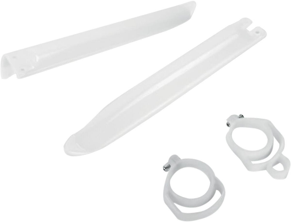 UFO Fork Guards For Kawasaki KX125 1996-1998 - White