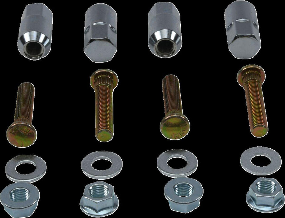 Moose Racing Wheel Stud/Nut Kit For Polaris Ranger 800 Crew 4X4 2010-2012 Front - Silver