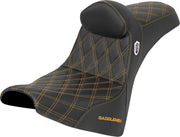 Saddlemen Pro Series SDC Performance Grip Seat For Harley Davidson FXBB 1750 ABS 2018-2020 Gripper - Black/Gold
