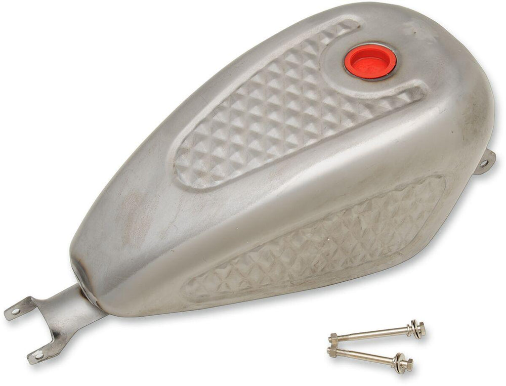 Drag Specialties Diamond Gas Tank For Harley Davidson XL 1200 C 2007-2020 - Raw