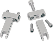 Drag Specialties Passenger Foot Peg Mount Kit For Harley Davidson FLHR 1340 1994-1998 - Chrome