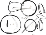 Magnum Shielding XR Handlebar Cable Install Kit For Harley Davidson FLHRXS 1868 2021-2024 30.5 - 35.5cm (12" - 14") - Black