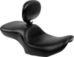 LE Pera Maverick Seat With Backrest For Harley Davidson FLHX 1750 ABS 2023 Smooth - Black