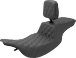 Saddlemen Tour Step Up Seat For Harley Davidson FLHT 1340 1997-1998 - Black