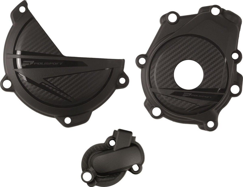 Polisport Full Engine Protector Kit For Husqvarna FC450 2023-2024 - Black