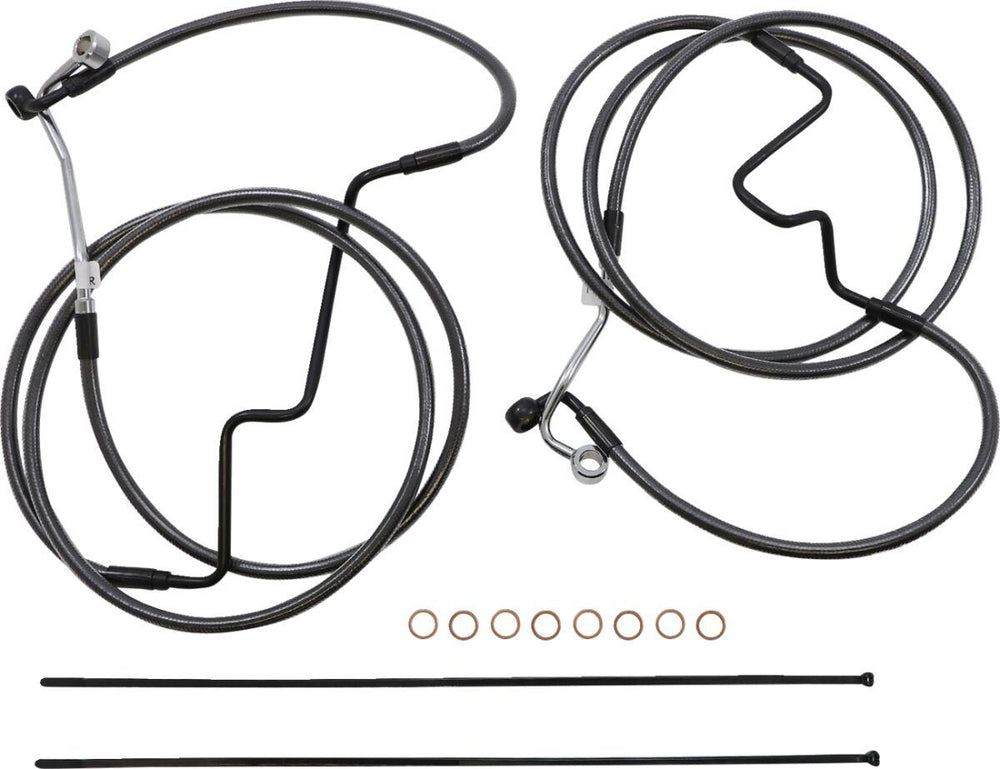 Magnum Shielding  Pearl Designer Handlebar Cable Install Kit For Harley Davidson FLHR 1750 2021-2022 45.5 - 51cm (18" - 20") - Black