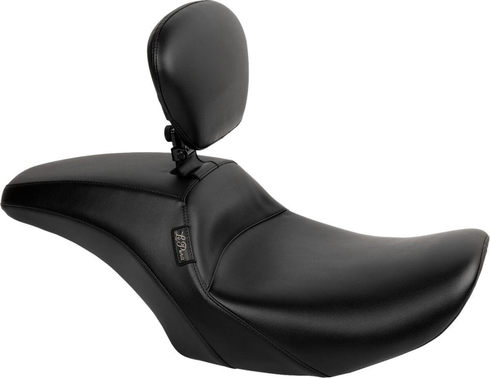 LE Pera Outcast Solo Seat With Backrest For Harley Davidson FLHX 1750 ABS 2023 Plain - Black