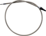 Motion Pro Armor Coat Braided Stainless Steel Speedometer Cable For Harley Davidson FLHT 1340 1987 - Chrome