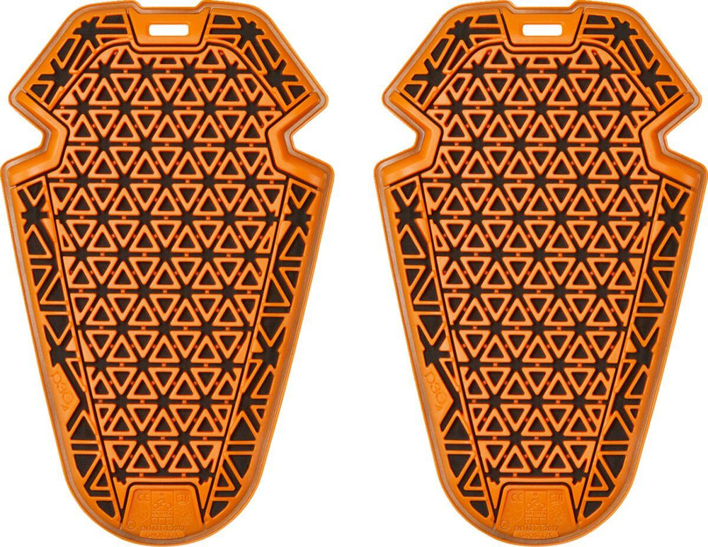 Icon D3O Ghost Elbow & Knee Impact Protectors - Black Orange