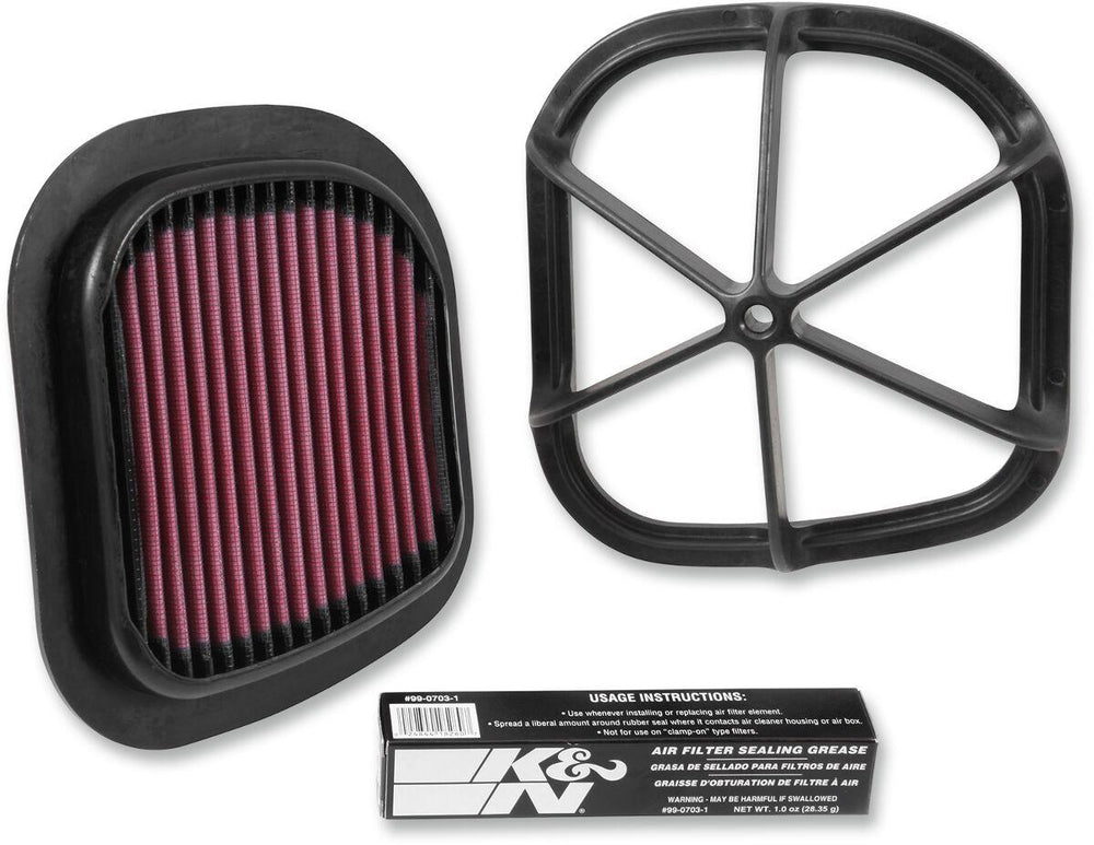 K&N Xstream High Flow Air Filter For KTM  EXC125 2012-2016 - Black Red