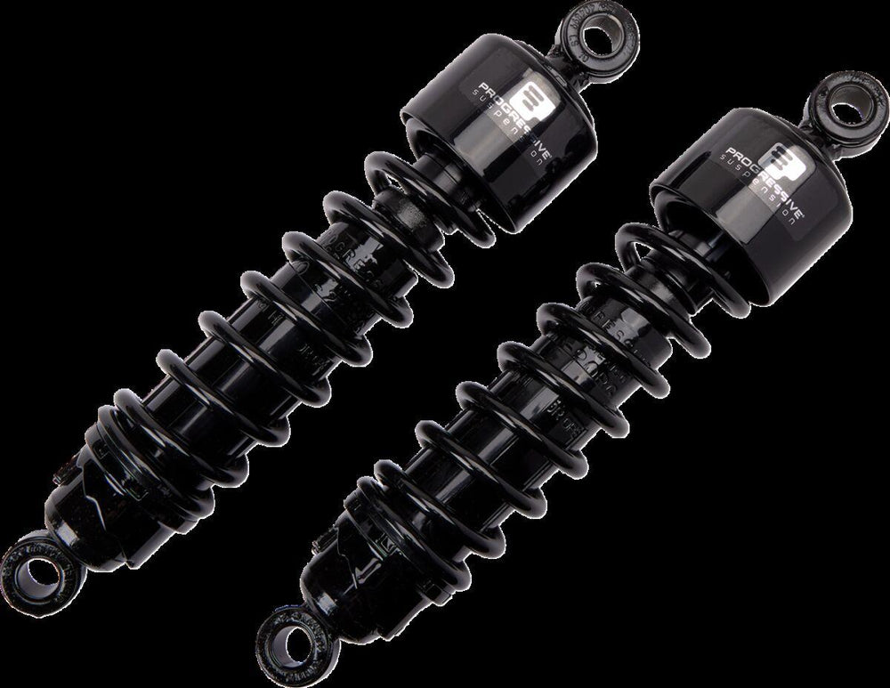 Progressive Suspension 412 Series Shocks For Harley Davidson FLH 1868 ABS 2021 318mm (12.50") - Black