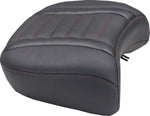 Mustang Wide Deluxe Touring Passenger Seat For Harley Davidson FLHX 1923 2024-2026 - Black/Red