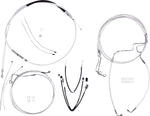 Magnum Shielding Sterling Chromite II Designer Handlebar Cable Install Kit For Harley Davidson FLTRK 1868 2021-2024 45.5 - 51cm (18" - 20") - Chrome Clear-Coated