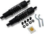 Drag Specialties Premium Ride-Height Adjustable Shocks For Harley Davidson FXLR 1340 1987-1994 Rear 318.00 mm (12.50") - Black