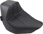 Drag Specialties EZ-On Mount Solo Seat For Harley Davidson FLFB 1750 2018-2020 Scorpion Stitched - Black