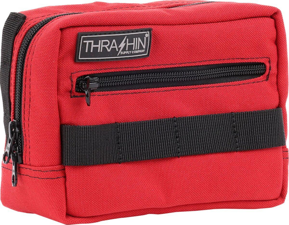 Thrashin Supply Co Handlebar Bag Handlebar - Orange/Red