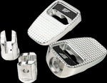 Slyfox Foot Pegs For Harley Davidson FLDE 1750 ABS 2018-2020 Front - Silver
