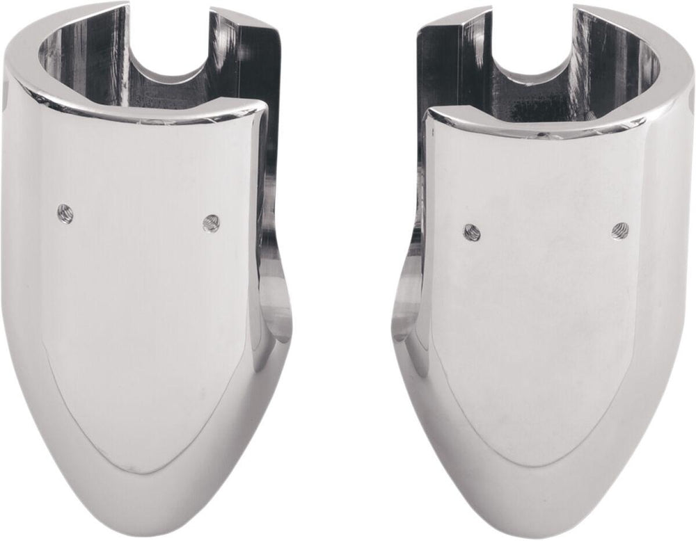 Drag Specialties Bullet Axle Cap For Harley Davidson FLHR 1584 2008 Front - Polished Chrome Silver