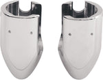 Drag Specialties Bullet Axle Cap For Harley Davidson FLHR 1584 2008 Front - Polished Chrome Silver