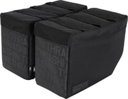Thrashin Supply Co Escape Saddlebags - Black/Orange