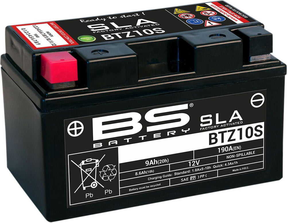BS Battery SLA AGM Battery For Husqvarna 701 Enduro 2016-2024 - Black