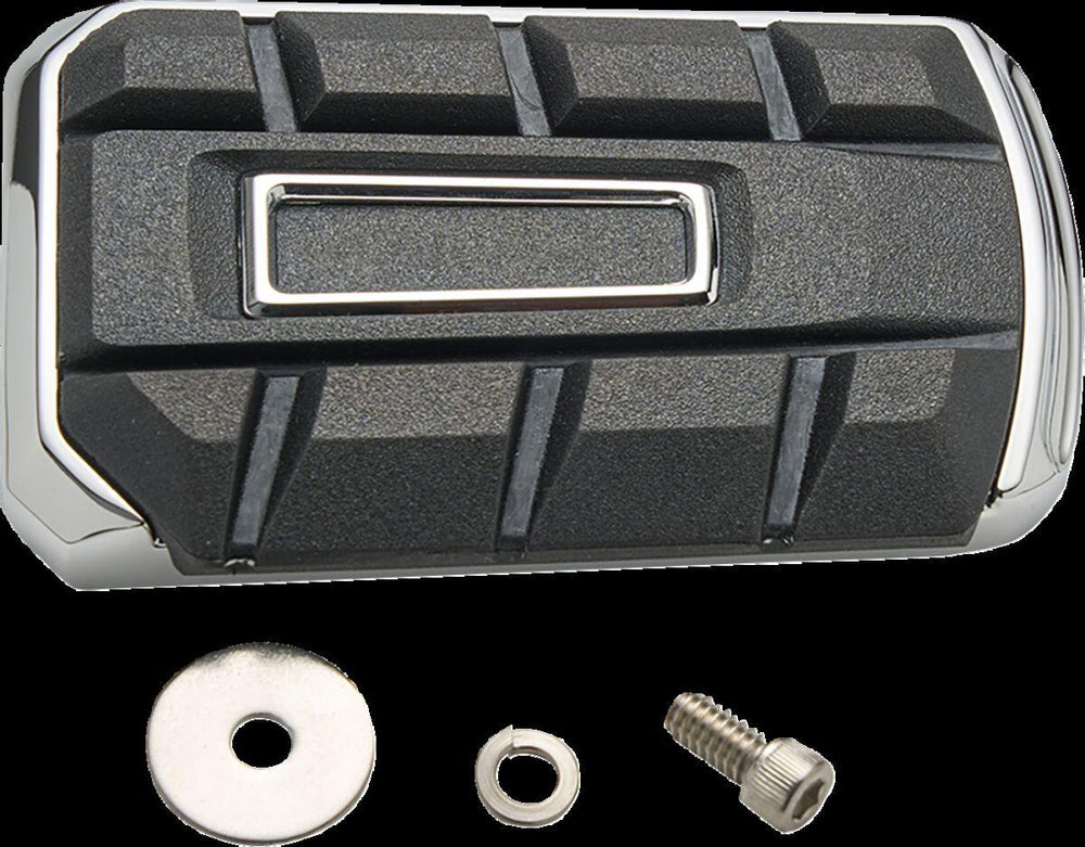 Ciro Chicane Brake Lever Pad For Harley Davidson FLD 1690 2012-2013 Rear - Black/Chrome